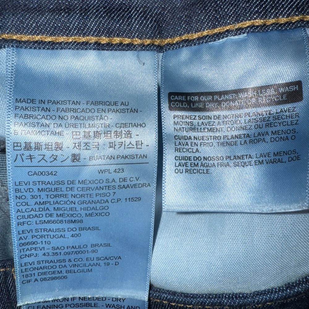 Levi’s Mid Rise Skinny Jeans - Dark Wash - Stretch Denim - Size 30 - Picture 4 of 8